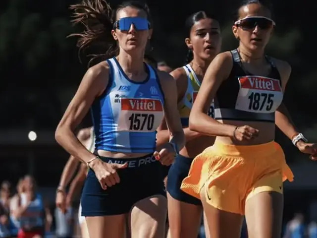 Groupe Demi-fond & route de l'OM Athlétisme à l'entraînement