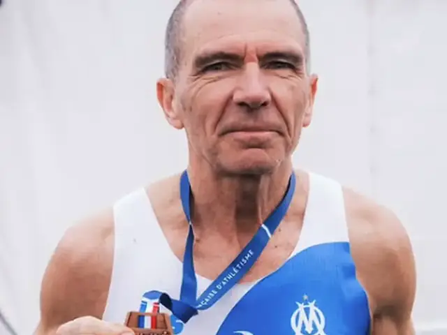 Groupe Demi-fond & route de l'OM Athlétisme à l'entraînement