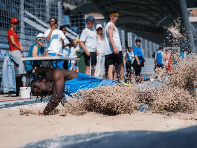 Groupe Sprint · Sauts · Haies de l'OM Athlétisme à l'entraînement